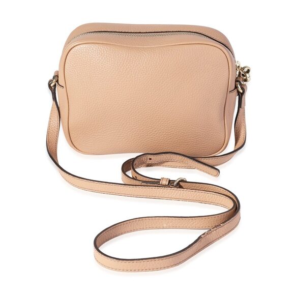 Gucci Beige Pebbled Leather Soho Disco Crossbody - Picture 3 of 8